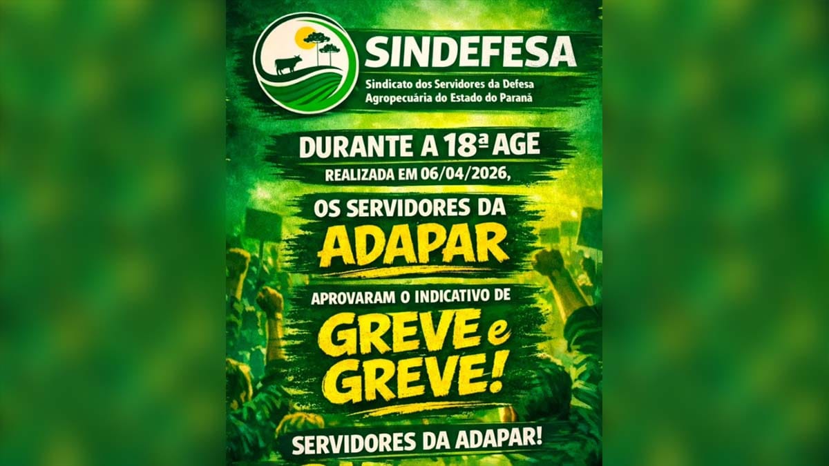 Servidores da Adapar em mobilização por reestruturação no Paraná