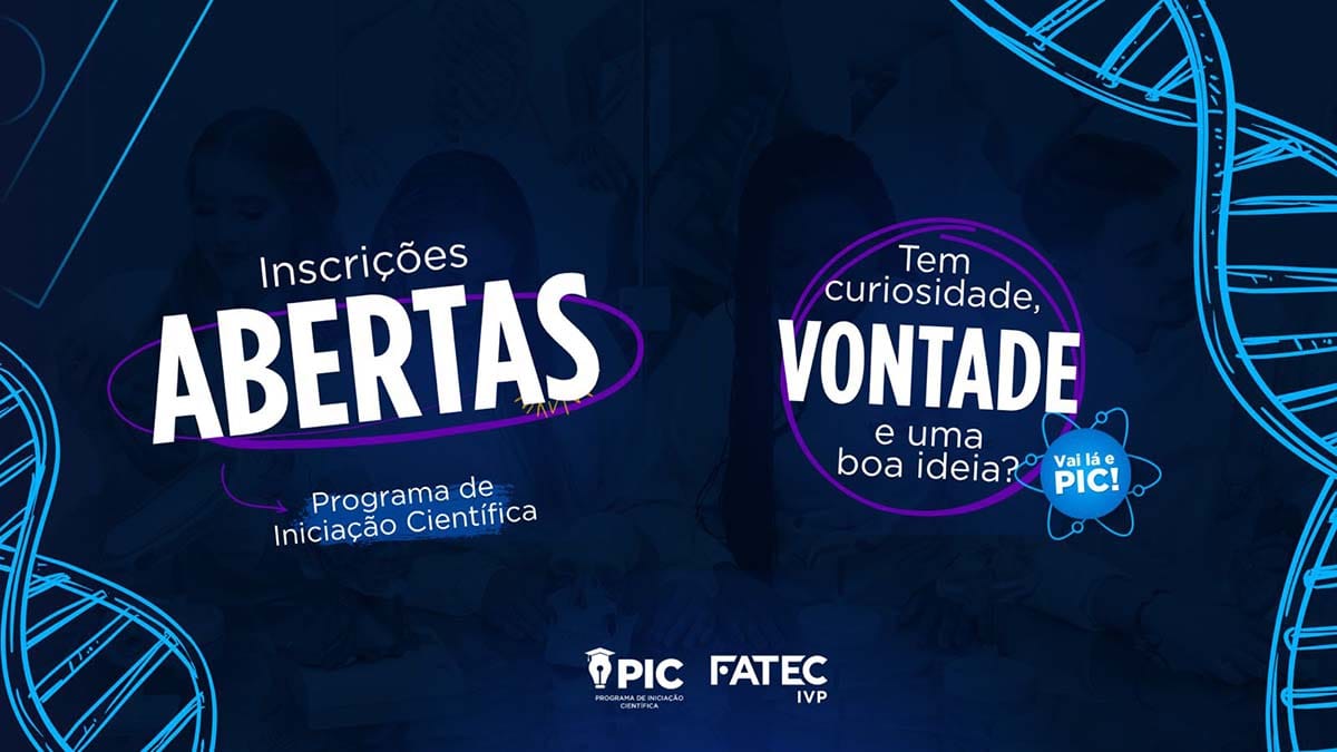 Fatec Ivaiporã abre inscrições para iniciação científica / Banner