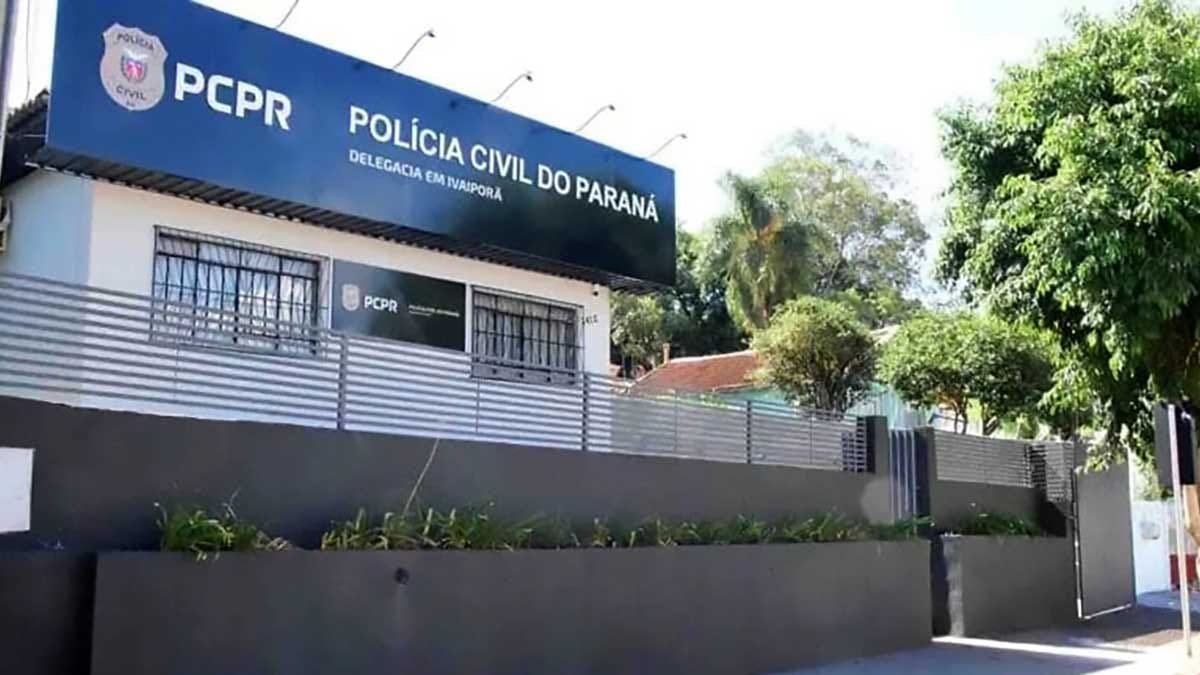 Ivan Maldonado / Notícias Online Polícia Civil durante investigação de caso de extorsão em Ivaiporã