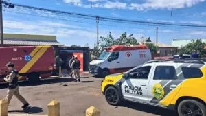 Rua Fernando Pereira no Jardim Ponta Grossa, onde homem foi esfaqueado em Apucarana