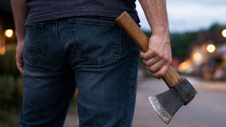 Suspeito foi preso após ameaçar esposa e sogro com machado em Borrazópolis