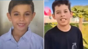 Primos Nicolas dos Santos Bernetzki, 9 anos e Miguel da Silva Moreira, 12 anos morreram afogados