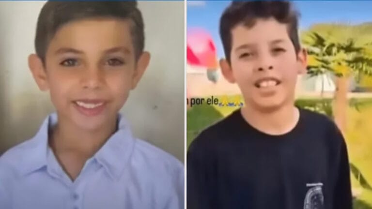 Primos Nicolas dos Santos Bernetzki, 9 anos e Miguel da Silva Moreira, 12 anos morreram afogados