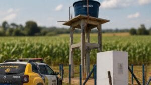 fiação elétrica furtada de poço na área rural de ivaiporã prejudica abastecimento de água