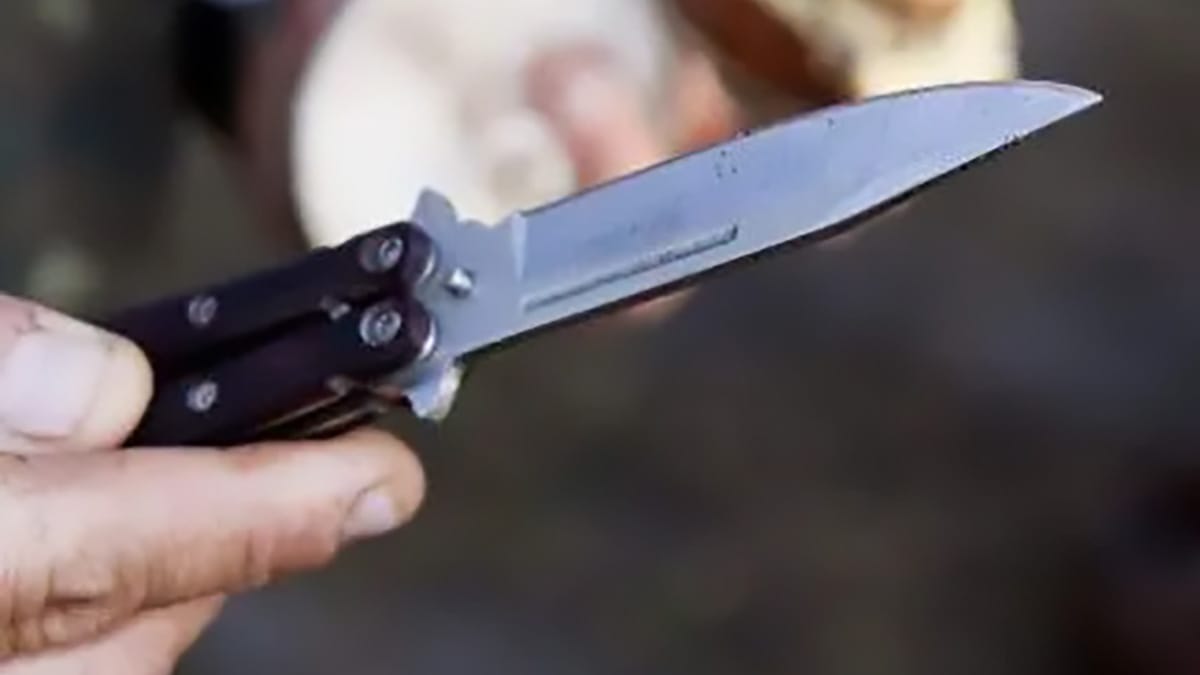 Imagem ilustrativa de ocorrência de ataque com arma branca