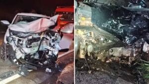 Acidente na PR-486, em Alto Piquiri, mobilizou Samu e Polícia Rodoviária Estadual após colisão
