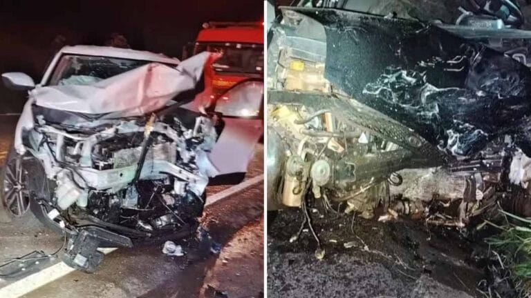 Acidente na PR-486, em Alto Piquiri, mobilizou Samu e Polícia Rodoviária Estadual após colisão
