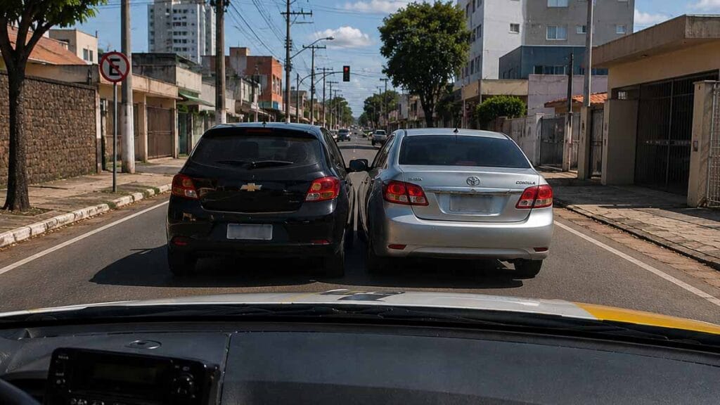 Motorista sem CNH é flagrado pela Polícia Militar após atrapalhar trânsito no Centro de Ivaiporã