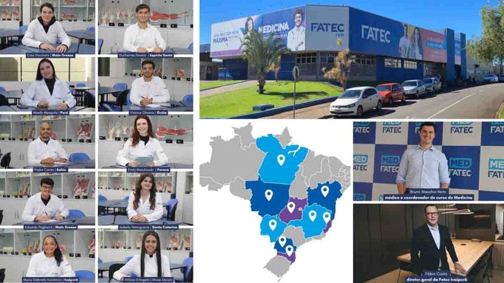 Acadêmicos de Medicina da Fatec Ivaiporã vindos de diferentes estados do Brasil