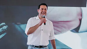 Governador Ratinho Junior durante agenda oficial no Paraná
