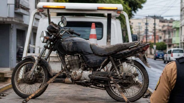 Polícia Militar apreende moto após condutor fugir durante abordagem em Ivaiporã