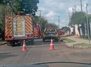 Adolescente de 17 anos ficou ferido após queda de moto na Avenida Maranhão, em Ivaiporã, nesta quinta-feira