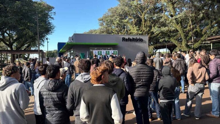 Refeitório do IFPR Campus Ivaiporã vai atender cerca de 650 estudantes da instituição.