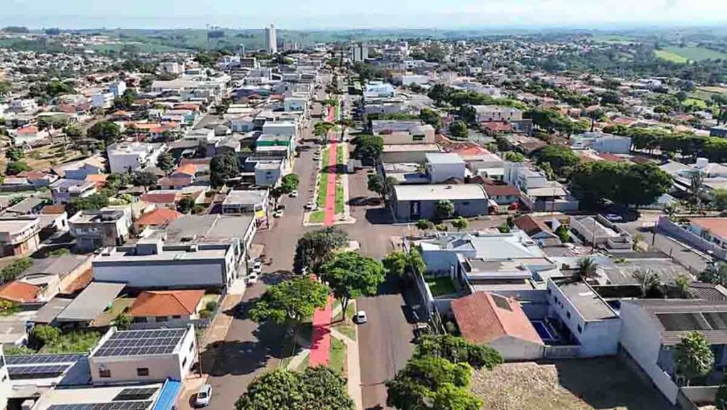 Exposição Riquezas do Vale 2026 movimenta Ivaiporã em junho Vista área de Ivaiporã que vai receber a Exposição Riqueizas do Vale