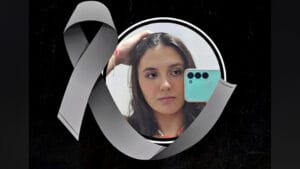 Evilim Tauana Franciscato Caroba em foto divulgada após sua morte em acidente na PR-082