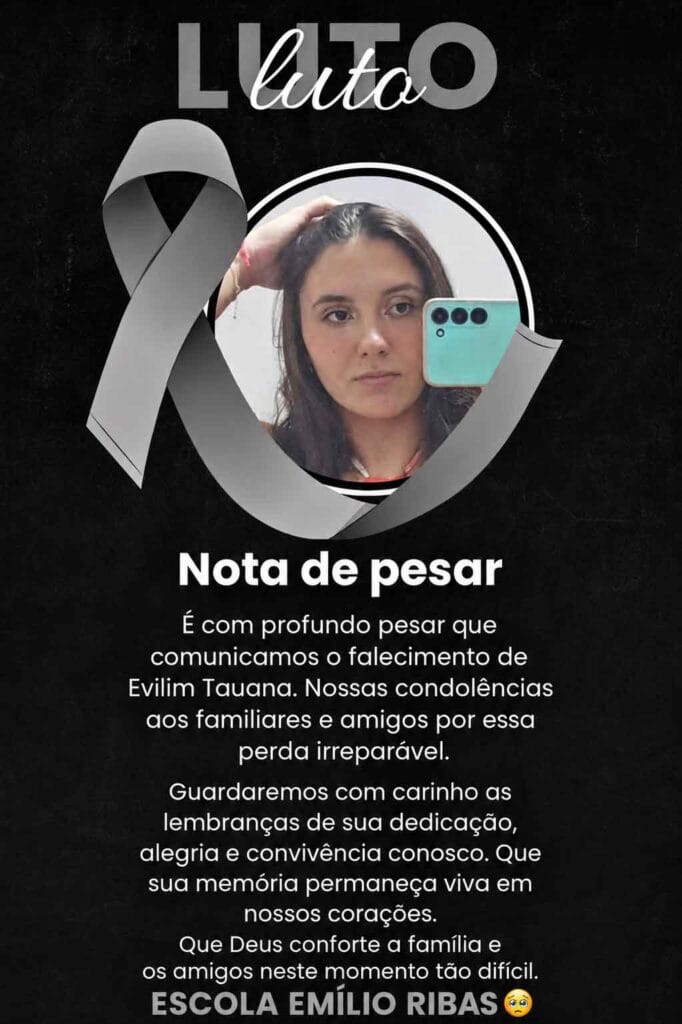 nota de pesar