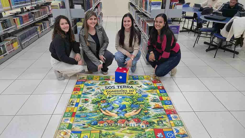 Acadêmicas de Pedagogia da Fatec Ivaiporã apresentam projeto SOS Terra a estudantes