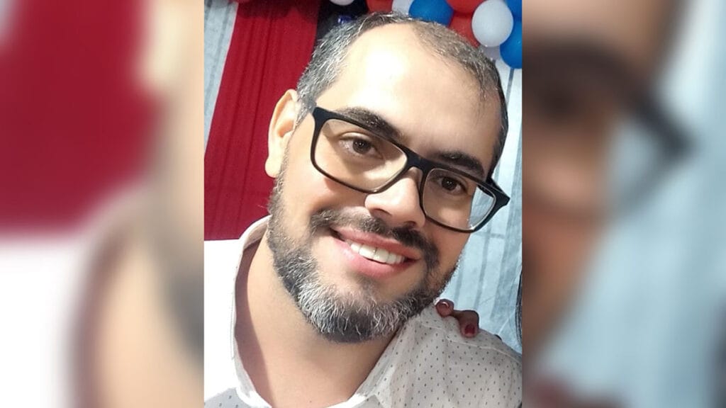 Professor Carlos Alexandre Morigi Pardinho, conhecido como Xandi, que morreu aos 44 anos em São João do Ivaí.