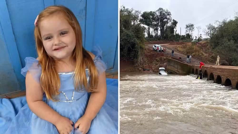 Ivan Maldonado / Notícias Online Equipes e voluntários participam das buscas por menina de 4 anos após acidente em Rio Bonito do Iguaçu