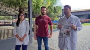 Acadêmicos de Medicina da Fatec Ivaiporã apresentaram o Caderno de Exercícios Físicos para Idosos durante encontro na Arena C3.
