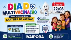 Dia D de Multivacinação em Ivaiporã para atualização da carteira de vacinação