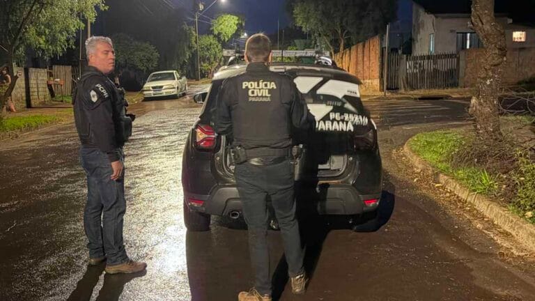 Policiais civis cumpriram mandado de prisão preventiva contra investigado por furto de motocicleta em Ivaiporã.