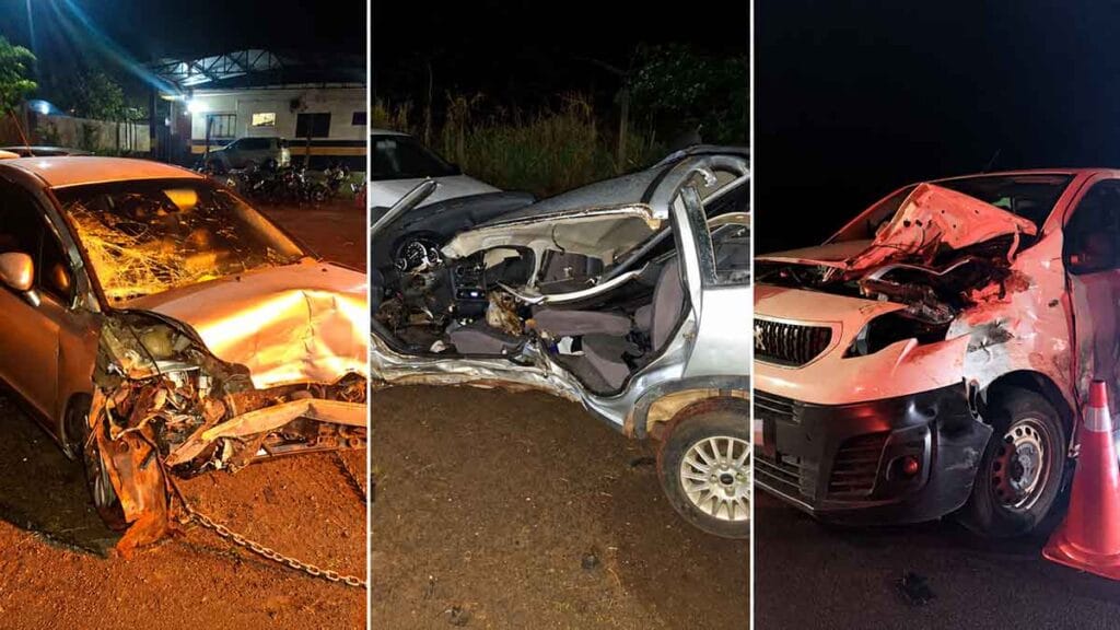 Acidente na PR-170 envolve carro com placas de Jardim Alegre Três veículos ficaram danificados após um sinistro registrado em Apucarana, no Paraná.