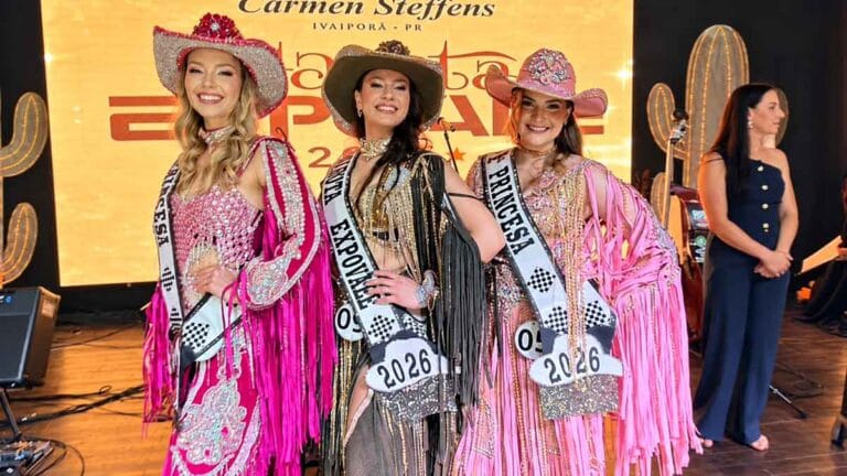 Concurso Garota Expovale 2026 reúne candidatas na escolha da realeza da 22ª Expovale em Ivaiporã.