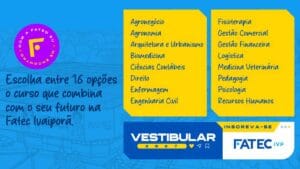 Fatec Ivaiporã oferece cursos em diferentes áreas; inscrições e matrículas seguem até 13 de março