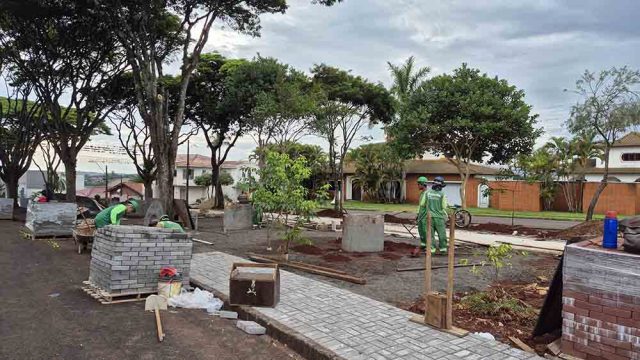 Obras acontecem em mais seis canteiros centrais / Foto: Assessoria de Imprensa