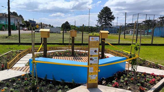 Jardins Água e Mel instalados em União da Vitória / Foto: Sanepar