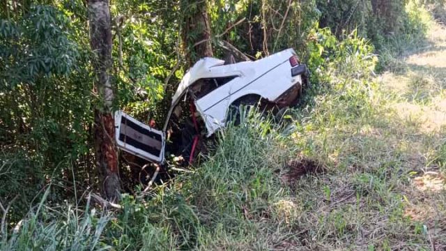 Acidente foi na tarde deste domingo / Foto: Reprodução