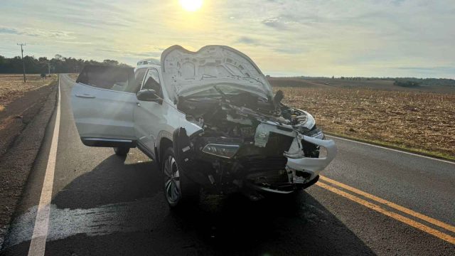 7e08f683-64e9-48e7-864e-758e28727df4 Acidente ocorreu na manhã desta sexta / Foto: Canal HP