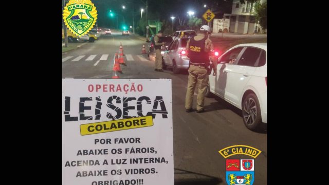 Divulgação / PMPR/6ª CIPM