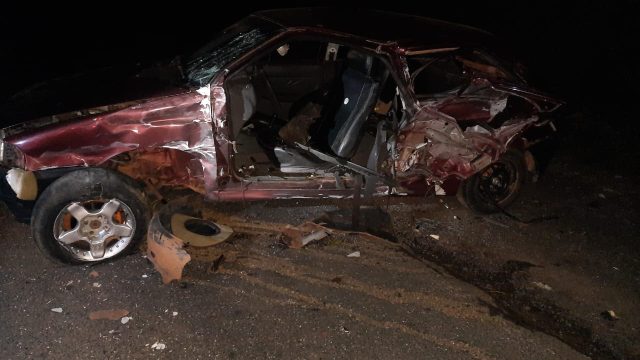 O motorista do Gol chegou a ser encaminhado ao hospital, mas não resistiu  / Foto: PRE