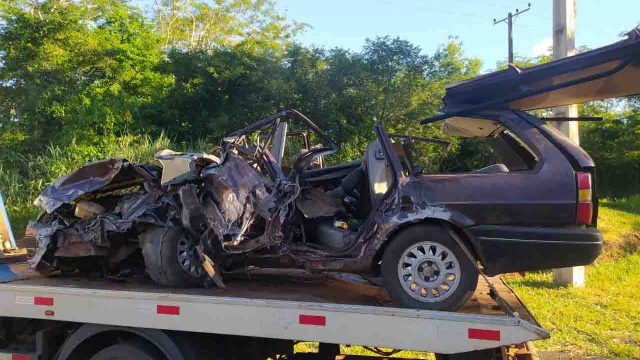 Acidente foi no início da tarde de sábado (20), no município de Cornélio Procópio / Foto: Divulgação / BPRv