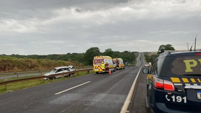 Acidente foi registrado em Marilândia do Sul - Foto: PRF