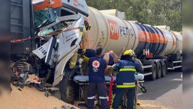 Acidente ocorreu próximo a Unifrango / Foto: TN Online