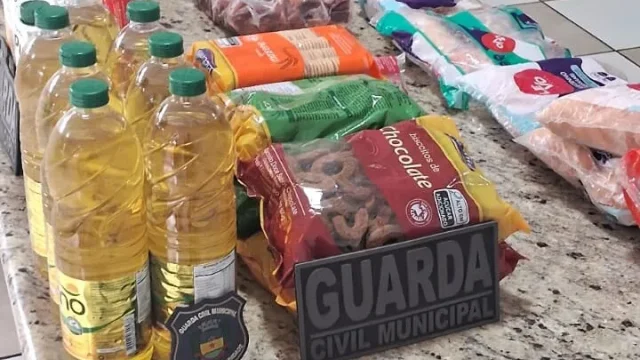 Alimentos apreendidos pela GCM / Foto: GCM