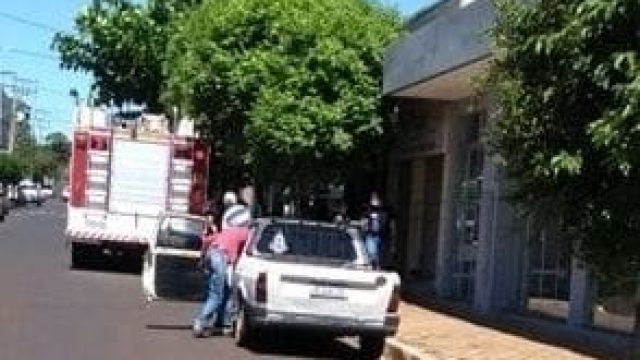 Bateria de celular explode e bombeiros são chamados em Jardim Alegre