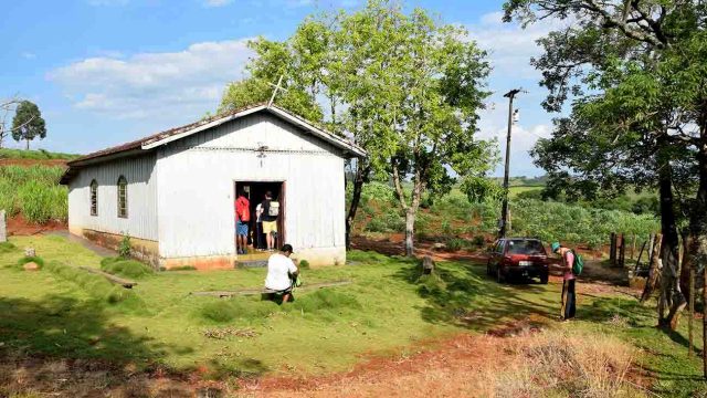 Capela Estrada da Primavera Capela é furtada e sacrário quebrado em Lunardelli