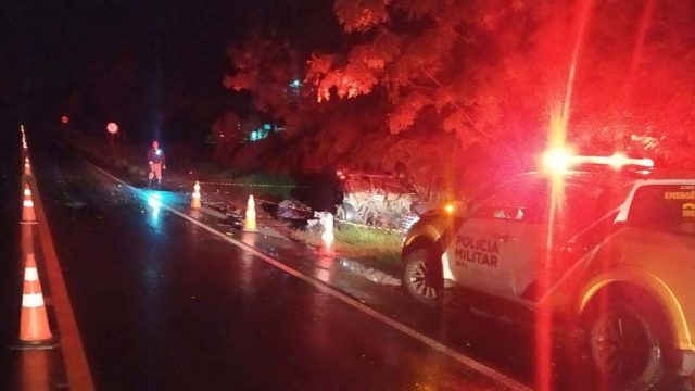 Colisão frontal PR-092 Colisão frontal PR-092