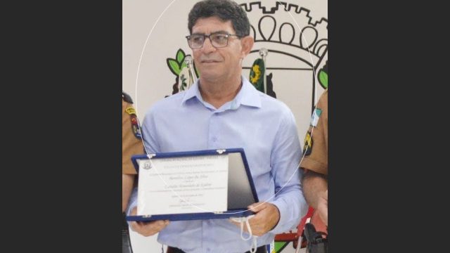 Em 2020 o Sargento Lopes foi homenageado na Câmara Municipal de Vereadores / Foto: Reprodução