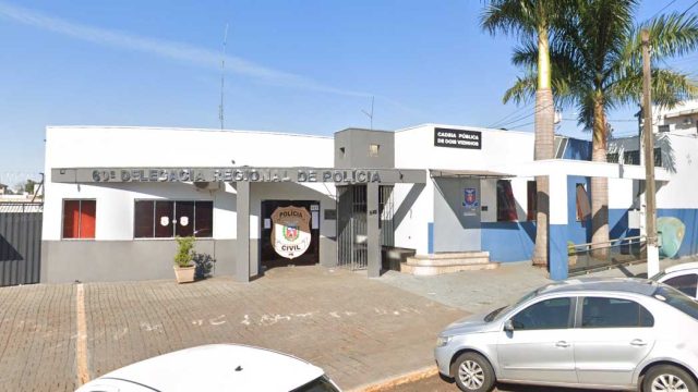 Delegacia dois vizinhos Delegacia de Dois Vizinhos / Foto: Reprodução/Google Maps