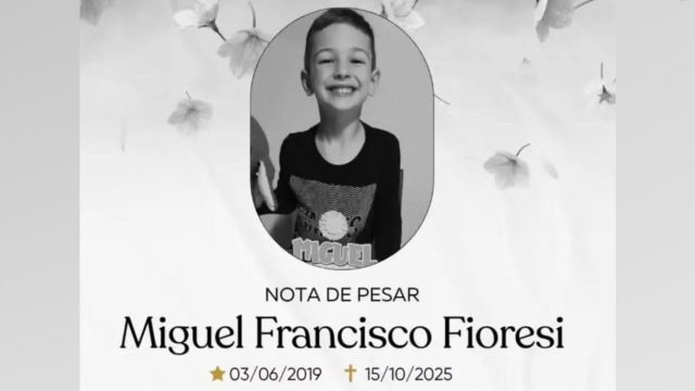 Miguel Francisco Fioresi, tinha 6 anos / Foto: Reprodução