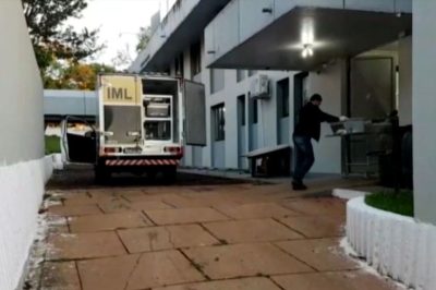IML cascavel O corpo foi encaminhado ao Instituto Médico Legal (IML) de Cascavel / Foto: Reprodução vídeo