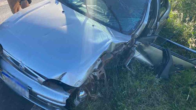 IMG-20230424-WA0014-850×560 Acidente foi na manhã desta segunda-feira / Foto: Colaboração/WhatsApp