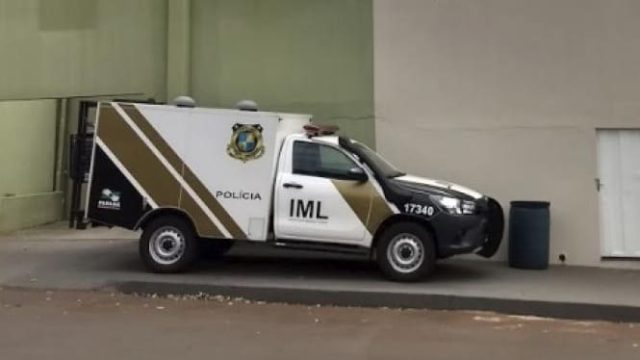 IML Ivaiporã Índio morre atropelado na PR-487, em Candido de Abreu