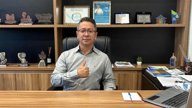 Moises Lnortovz dos Santos, Prefeito de Jardim Alegre / Foto: Ivan Maldonado