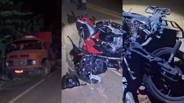 Motos ficaram destruídas / Foto: Reprodução